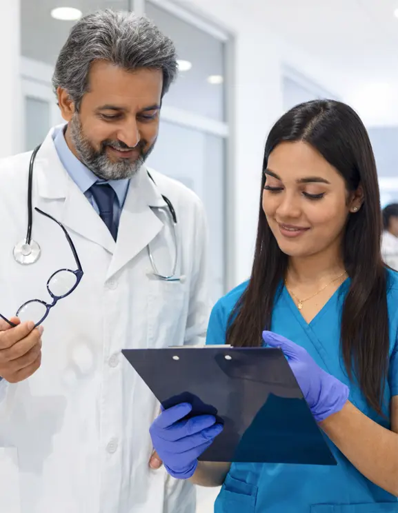 Resident medical officer providing rehabilitation oversight at Punarvaas Bangalore